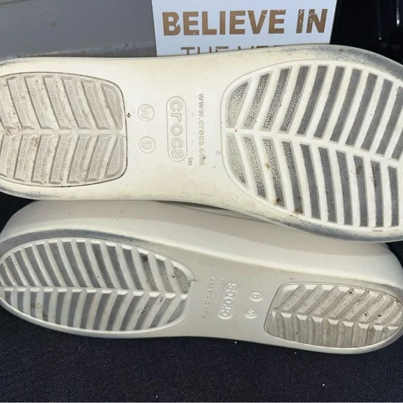 Crocs Women’s Platform Sandal in Dark Beige - Picture 5 of 11